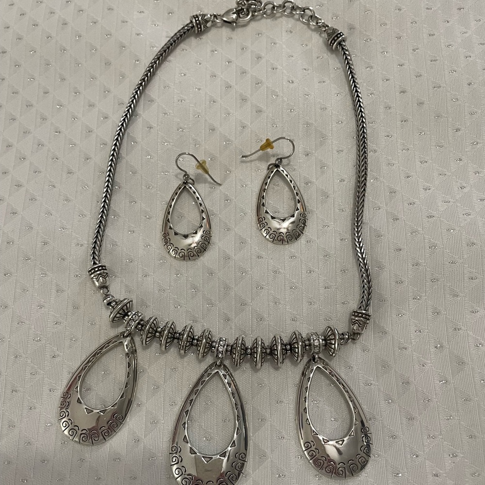 Brighton necklace and earrings